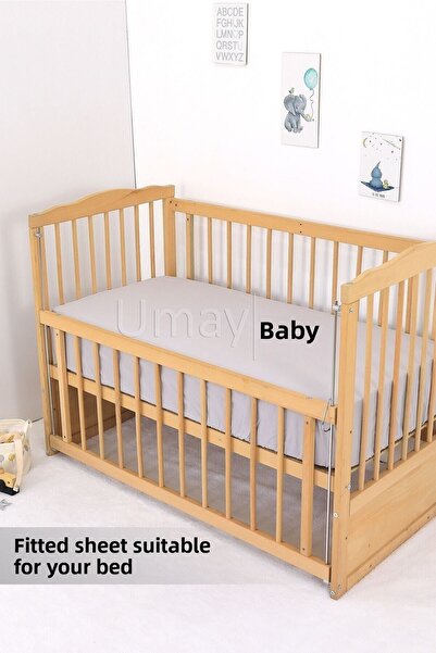 Umaybebek Baby Bedding Set, Bed Sheet - 100% Cotton