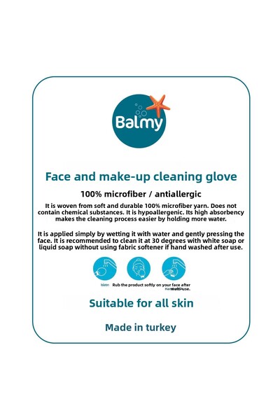 Balmy Facial and Makeup Removal Gloves