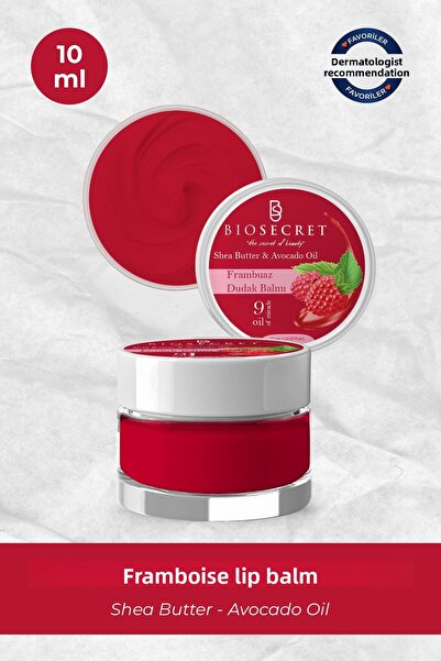 Biosecret The Balm Shea Butter Lip Balm (Frambuaz) 10ml Bio88