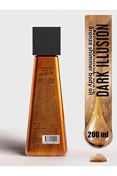 Eda Taşpınar زيت الجسم اللامع اللامع - 200 مل (EGX89)