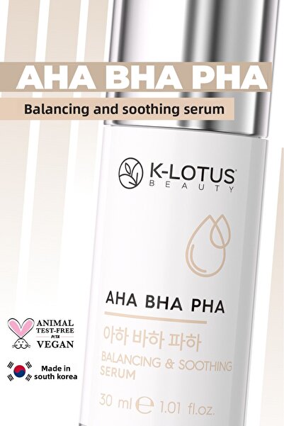 K-Lotus Beauty مصل البشرة Aha Bha Pha الفعال في ترميم البشرة وتنقيتها من الخل...