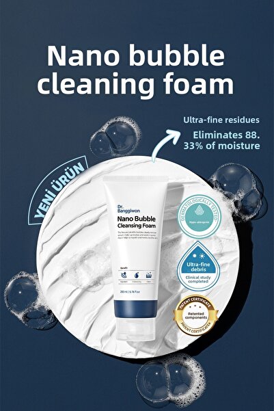 DR BANGGIWON رغوة تنظيف الوجه لتنقية المسام والتنظيف العميق والتأثير المنعش