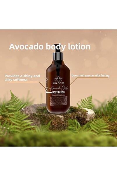 Liya Arven لوشن الجسم بالأفوكادو مع تأثير مرطب - 500 مل