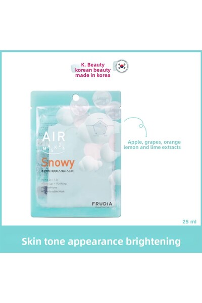 FRUDIA 25 ml STD Air Snowy Classic Μάσκα ισορροπίας