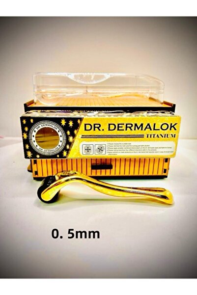 Dr.Dermalok Dermaroller Gold Professional 0.5mm سلسلة جديدة مناسبة لاستخدام م...