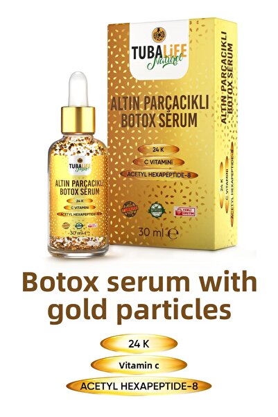 TUBALİFE قطع الذهب عيار 24 قيراط - مصل الشيخوخة للتجاعيد - 30 مل