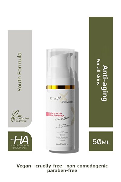 EffectHA تركيبة الشباب 50 مل - مصل العناية الليلية المضاد للشيخوخة لجميع أنوا...