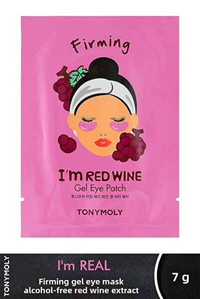 TONYMOLY قناع العين I'm Real Firming Red Wine جل العناية بالبشرة الخالي من ال...