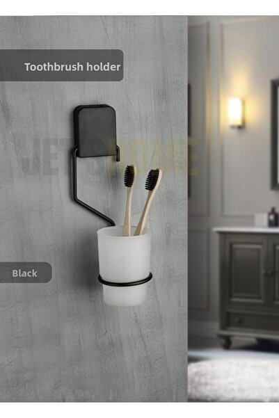 Jet's Home Αυτοκόλλητη βάση οδοντόβουρτσας Ανοξείδωτη πολυτελής βάση οδοντόβο...