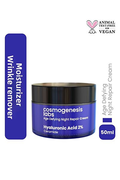 Cosmogenesis Labs كريم ترطيب ليلي نباتي مكثف 50 مل - مضاد للشيخوخة والتجاعيد ...