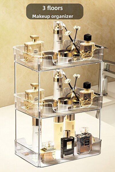 Metsar Home Триетажен многофункционален органайзер за гримове - Органайзер за...