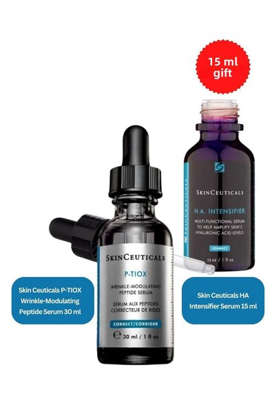 SkinCeuticals مجموعة ها مكثف 15 مل ومصل بي تيوكس 30 مل فعال ضد الشيخوخة والتج...