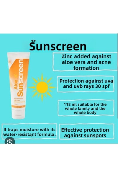 Forever Aloe Sunscreen-Provides Spf 30 Protection Against Uva and Uvb Rays.-S...