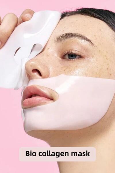 Missey 5 قطع من القناع الكوري الشفاف - قناع الجلد بالكولاجين الطبيعي، وتألق ا...