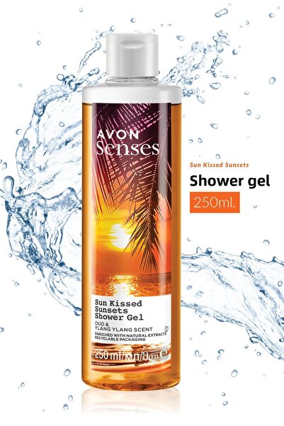 AVON جل الاستحمام سينسيز صن كيسد صن سيتس 250 مل
