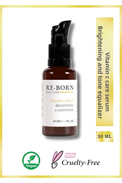 Re-Born Solution سيروم العناية بفيتامين C لتفتيح البشرة ومعادلة لونها 30 مل 1...