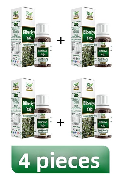 Bio Vitals 20 مل زيت إكليل الجبل - 4 قطع