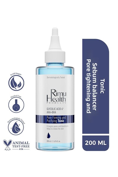 Rimu Health Products منشط للعناية بالوجه لشد وتنقية وتنشيط المسام (حمض الجليك...