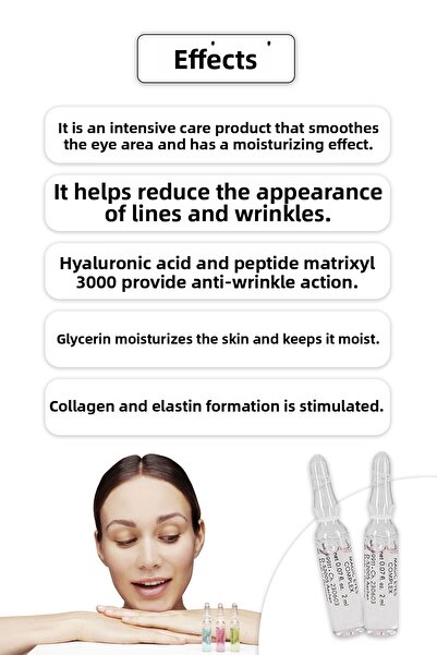 Skin Accents Eye Contour Care Ampoule Magic Eyes Skin Serum 1 Piece Dermaroller Dermapen Serum