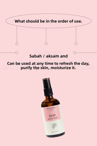 Polente Natural Rose Water Tonic (100 Gr)