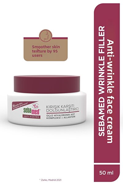 Sebamed Anti-Aging Wrinkle Filler Triple Hyaluron Complex Anti-Wrinkle Face C...