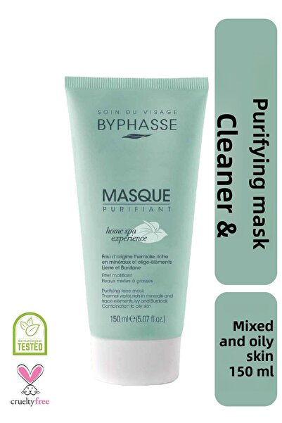 BYPHASSE قناع التنظيف والتنقية للبشرة المختلطة والدهنية 150 مل