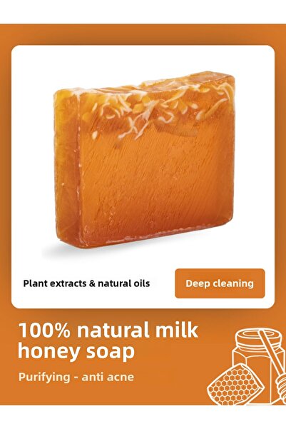 Zeynep Büyükbay صابون مغذي ومهدئ بالحليب الطبيعي والعسل