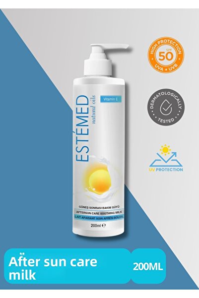 ESTEMED حليب ما بعد التعرض للشمس 200 مل - حليب مهدئ للعناية بعد التعرض للشمس