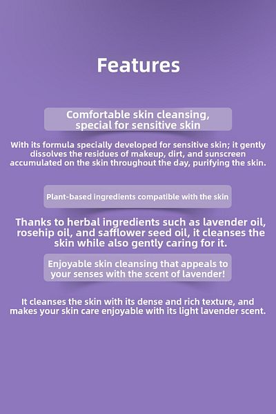 Missha Makeup Remover Oil Suitable for Sensitive Skin Containing Lavender a'Pieu Lavender Cleansing Oil Sensitive