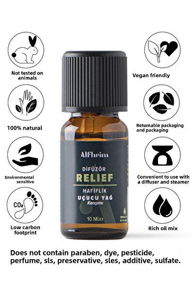 Alfheim تخفيف 10 مل من زيت الناشر - خليط أساسي ومبخرة