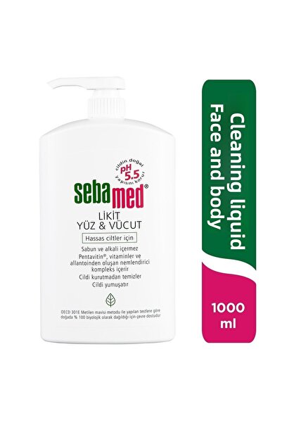 Sebamed Liquid Face & Body Cleansing Gel 1000 ml