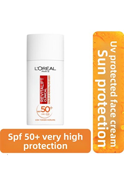 L'Oréal Paris Revitalift Clinical - كريم حماية يومي للوجه من الأشعة فوق البنف...