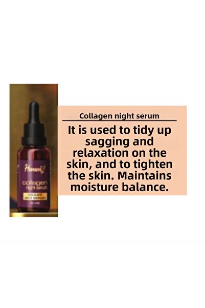 hommlife 30 Ml Collagen Night Serum