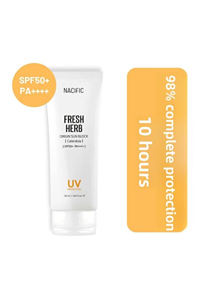 Nacific Fresh Herb Origin Sun Block Spf50+ Pa++++ - Sunscreen Cream