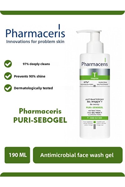 Pharmaceris 190 Ml. Sakli G188 - Puri Sebogel Face Gel, Deep Cleansing
