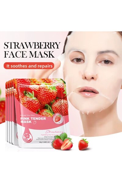 ESPASIO 5 قناع للوجه مرطب ومصلح بنمط الفراولة