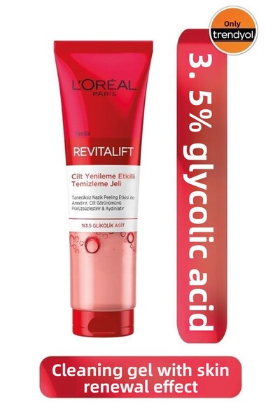 L'Oreal Paris جل التنظيف الفعال لتجديد البشرة من ألي ريفيتاليفت 150 مل - حمض ...