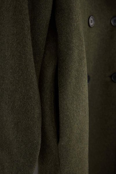 Trendyol Curve Χακί Oversize Παλτό TBBAW23KB00002