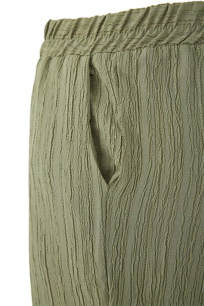 Trendyol Modest Large Size Khaki Rubber Belt Woven Bottom-Top Suit Tctss25Us00046