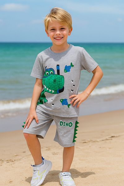 Cicitime Σετ νηπιαγωγείου Fish Dinosaur printed