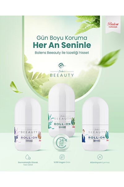 Balen's Beeauty BALEN’S BEEAUTY KADIN BEYAZLATICI DEODORANT ROLL-ON * 50 ML