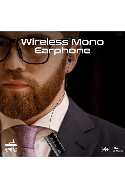 Promate سماعة أذن سلكية، بلوتوث 5.3 ديناميكي عالي الدقة، قابلة للسحب، وقت تشغيل يصل إلى 22 ساعة، مساعد صوتي