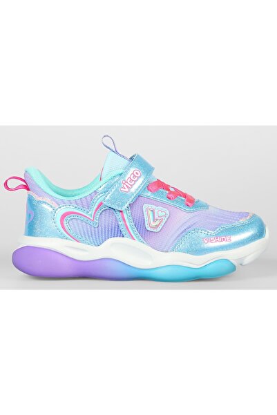 Vicco Heart Lighted Orthopedic Children's Sports Shoes Blue