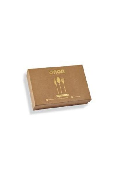 on-on Krispy 18 Piece Fork Spoon Knife Set 18/10