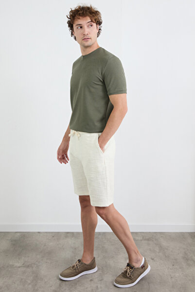 Fulla Moda Lace Waist Pocket Shorts