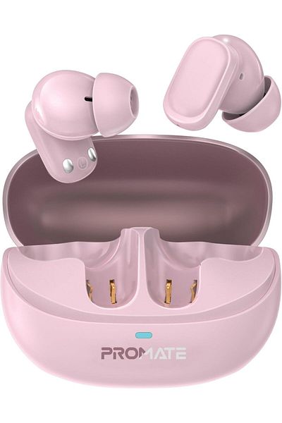 Promate TWS Earbuds With 6Hrs Playtime, HD Microphone for Immaculate Calls, IntelliTouch Controls, I