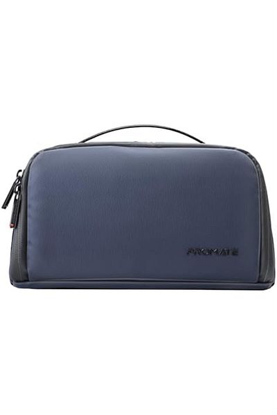 Promate Multi-Functional Large-Capacity Tech Accessory Pouch with Multiple Compartments