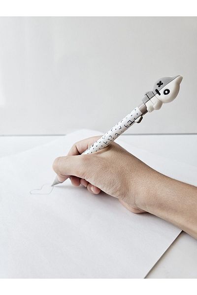 Mikro Bt21 Character 0.7 mm Tip Versatile Pen Gray Van (1 Pc)