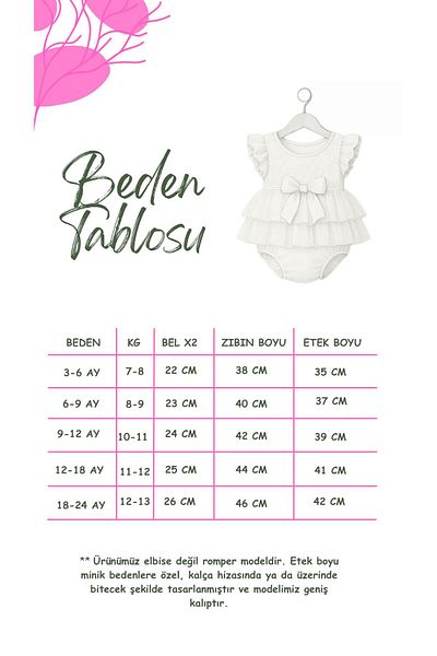 aysskids Nomi Bandana Baby Girl Wedding Birthday Special Day Mevlüt Romper