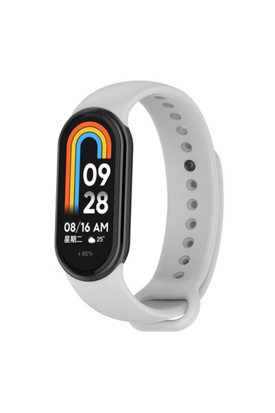 Dexmon Xiaomi Mi Band 8 Mi Band 9 Mi Band 10 Compatible 3 Pack Silicone Cord Wristband with Metal Pin